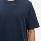 Dark Slate Gray טי שירט קצרה לגברים Sajesper 15318 SAMSOE SAMSOE