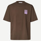 Dark Olive Green טי שירט קצרה לגברים Sasteven 11725 SAMSOE SAMSOE