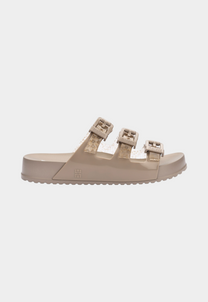 Lavender כפכפי רצועות בהדפס משובץ לנשים Cozy MELISSA