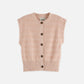 Tan ווסט סרוג לנשים Boucle Stripe SCOTCH & SODA