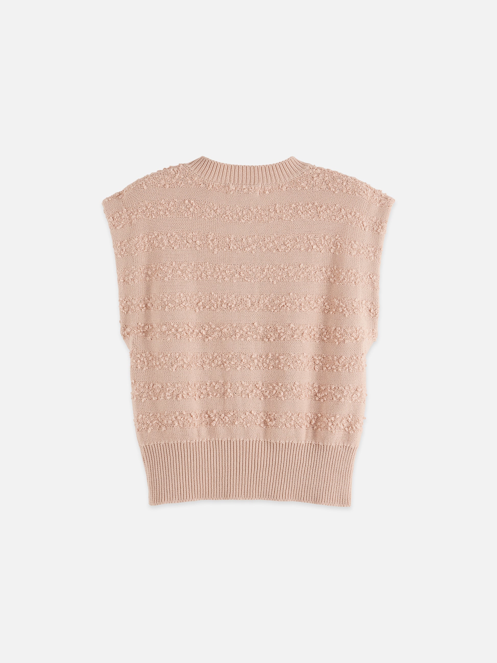 Tan ווסט סרוג לנשים Boucle Stripe SCOTCH & SODA