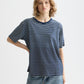 Lavender טי שירט פסים קצרה Indigo Washed SCOTCH & SODA