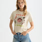 Lavender EMBROIDERED ARTWORK REGULAR-FIT T-SHIRT טי שירט קצרה SCOTCH & SODA