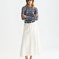 Lavender חולצת מודפסת עם שרוולים ארוכים לנשים Mesh SCOTCH & SODA