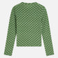 White Smoke קרדיגן סריג פרחוני לנשים Structured Button SCOTCH & SODA