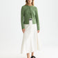 White Smoke קרדיגן סריג פרחוני לנשים Structured Button SCOTCH & SODA