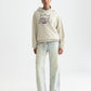 Lavender קפוצ’ון לנשים Basquiat Washed Artwork SCOTCH & SODA