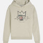 Gray קפוצ’ון לנשים Basquiat Washed Artwork SCOTCH & SODA