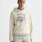 Lavender קפוצ’ון לנשים Basquiat Washed Artwork SCOTCH & SODA