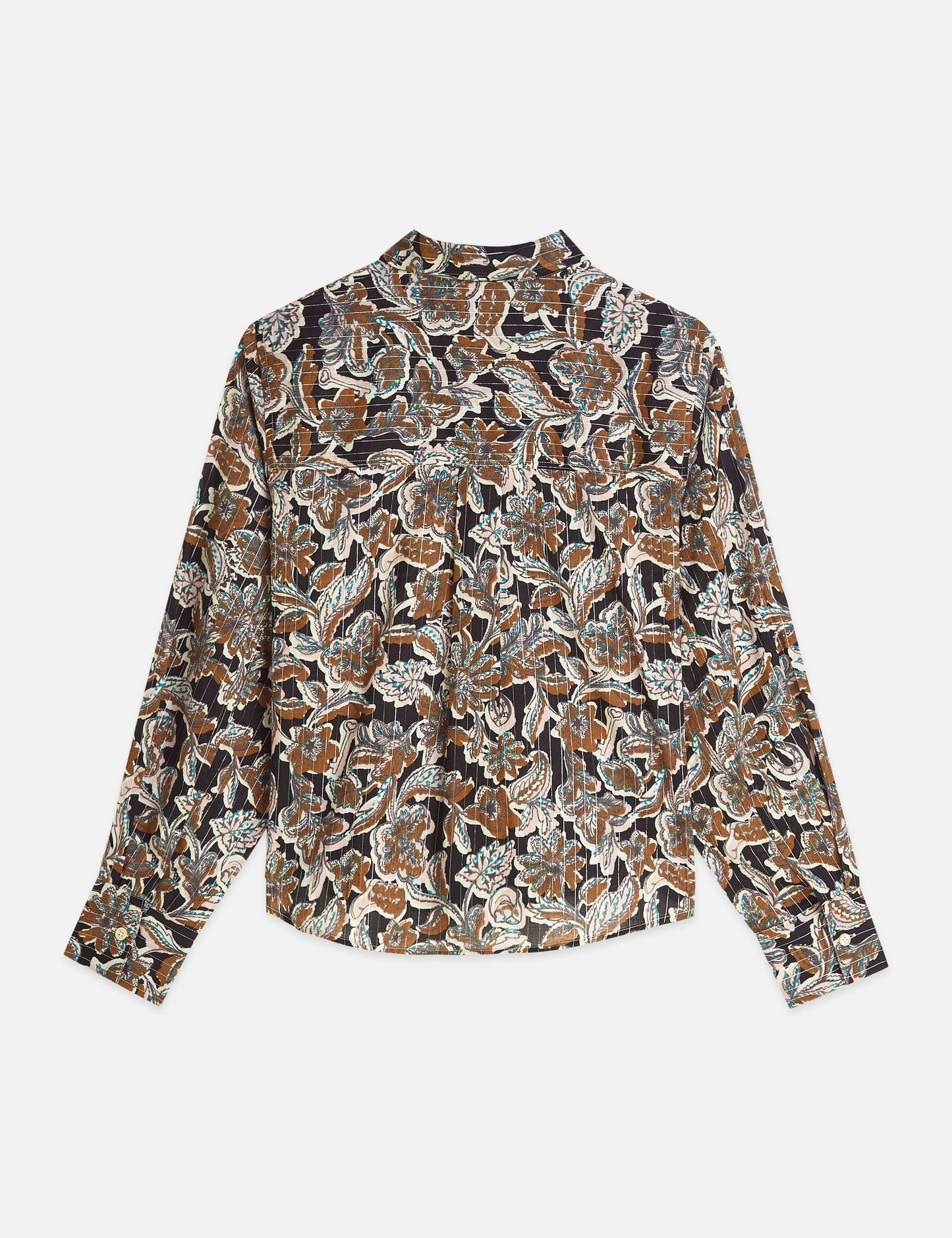 White Smoke PRINTED RELAXED FIT SHIRT חולצה מכופתרת ארוכה SCOTCH & SODA