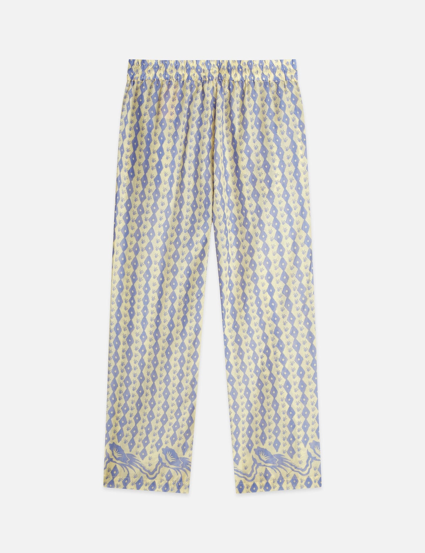 Gray GIA - ALL OVER PRINTED COTTON VOILE PANTS מכנסיים ארוכים SCOTCH & SODA