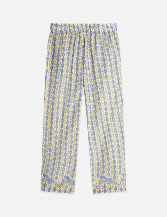 Gray GIA - ALL OVER PRINTED COTTON VOILE PANTS מכנסיים ארוכים SCOTCH & SODA