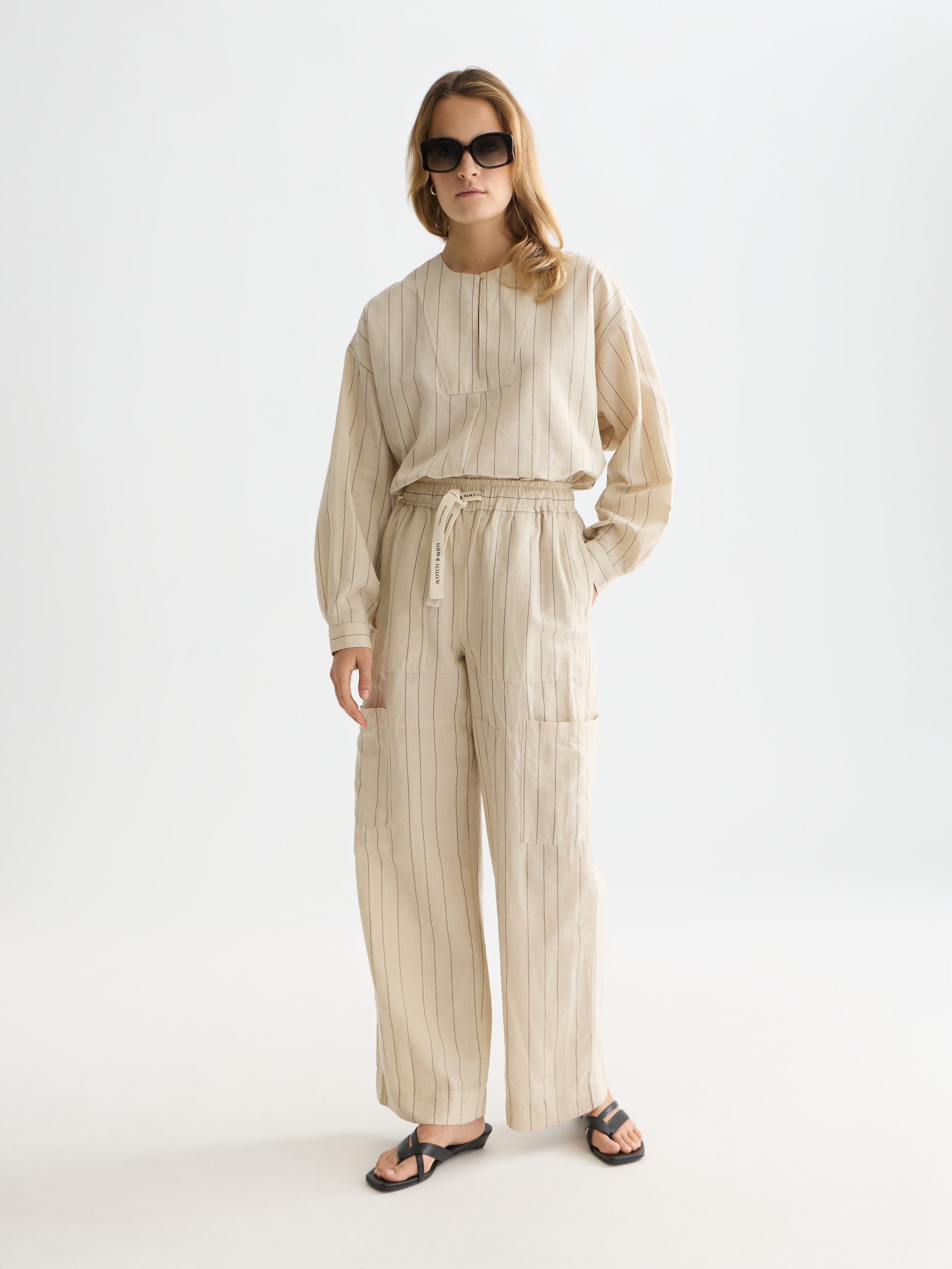 Seashell מכנסיים ארוכים לנשים Noa SCOTCH & SODA