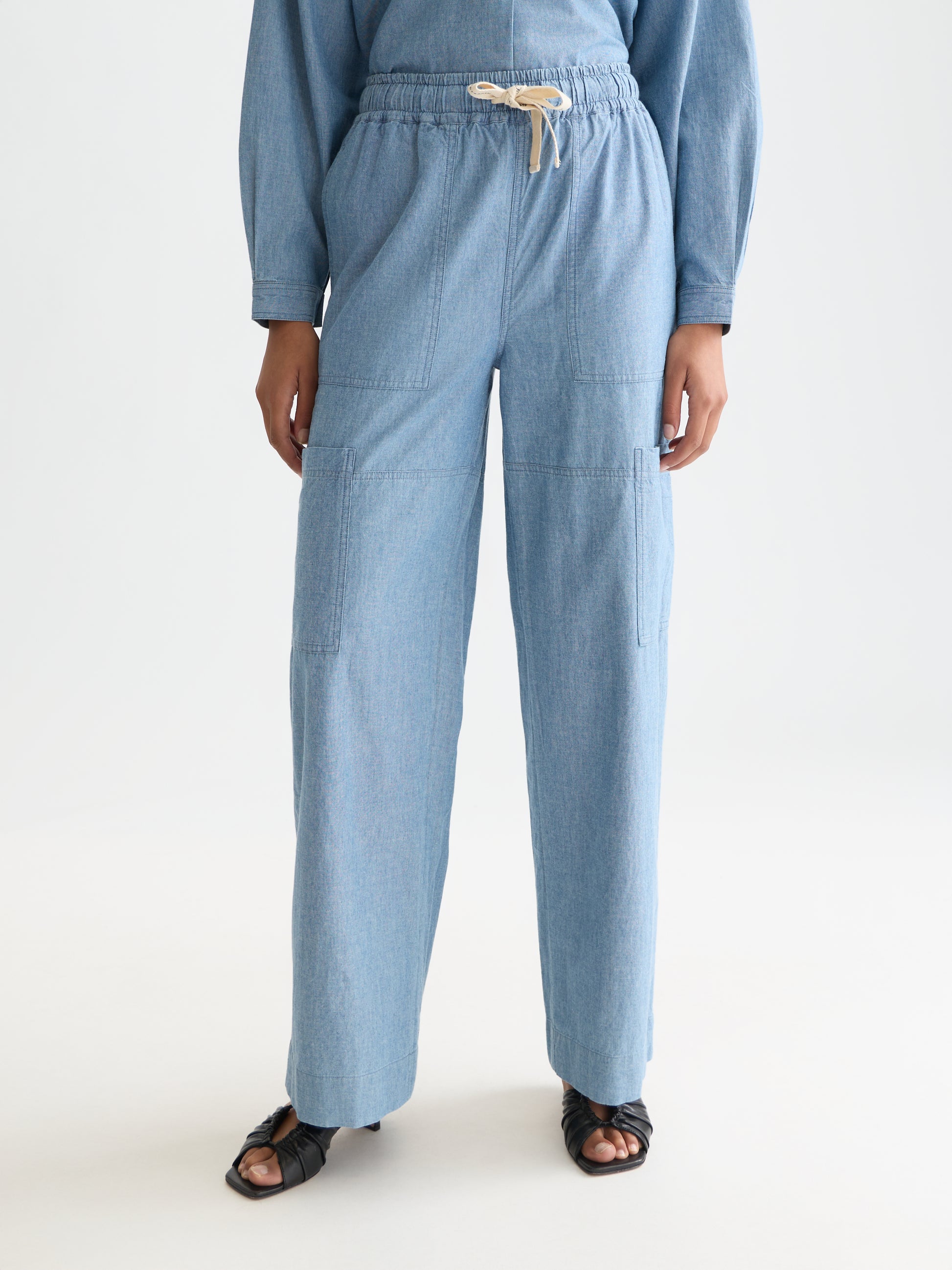 White Smoke מכנסיים ארוכים לנשים Noa SCOTCH & SODA