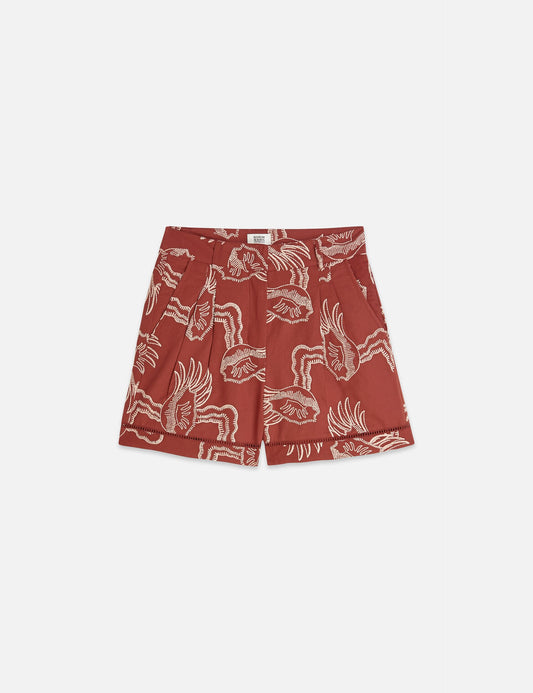 Sienna מכנסי שורטס מודפסים לנשים Embroidered SCOTCH & SODA