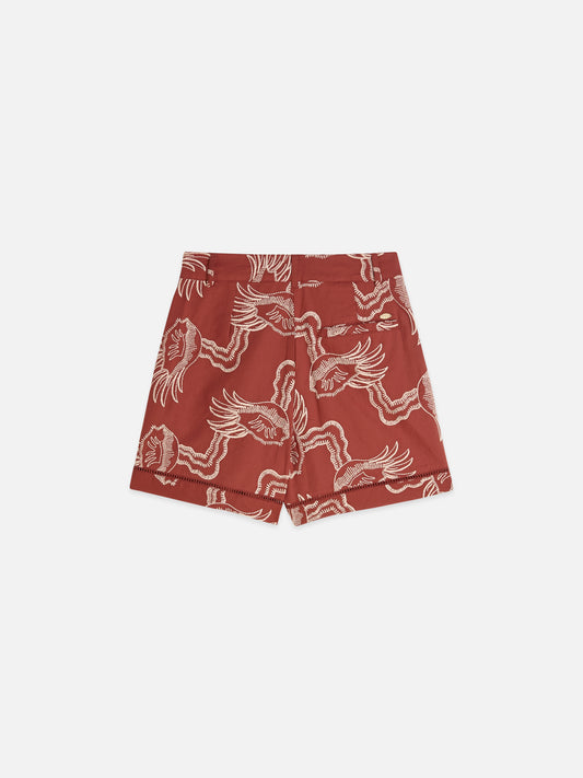 Sienna מכנסי שורטס מודפסים לנשים Embroidered SCOTCH & SODA