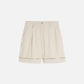 Light Gray EMBELLISHED HIGH RISE SHORTS מכנסיים קצרים SCOTCH & SODA