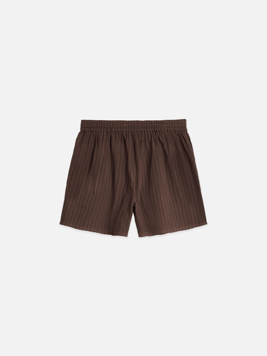 Dark Slate Gray EMBROIDERED COTTON CREPE SHORTS מכנסיים קצרים SCOTCH & SODA