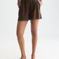 White Smoke מכנסיים קצרים לנשים Embroidered Cotton Crepe Shorts SCOTCH & SODA