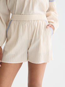 Lavender מכנסיים קצרים לנשים Embroidered SCOTCH & SODA