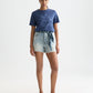 White Smoke מכנסי ג׳ינס קצרים בגזרה גבוהה לנשים The Ray SCOTCH & SODA
