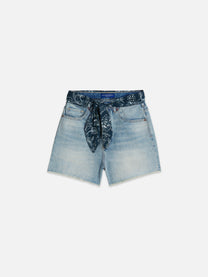 Dark Gray מכנסי ג׳ינס קצרים בגזרה גבוהה לנשים The Ray SCOTCH & SODA