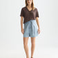 White Smoke מכנסי שורטס דנים קלילים לנשים Lightweight Indigo SCOTCH & SODA