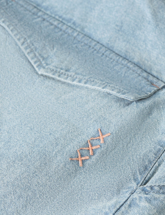 Gray מכנסי שורטס דנים קלילים לנשים Lightweight Indigo SCOTCH & SODA