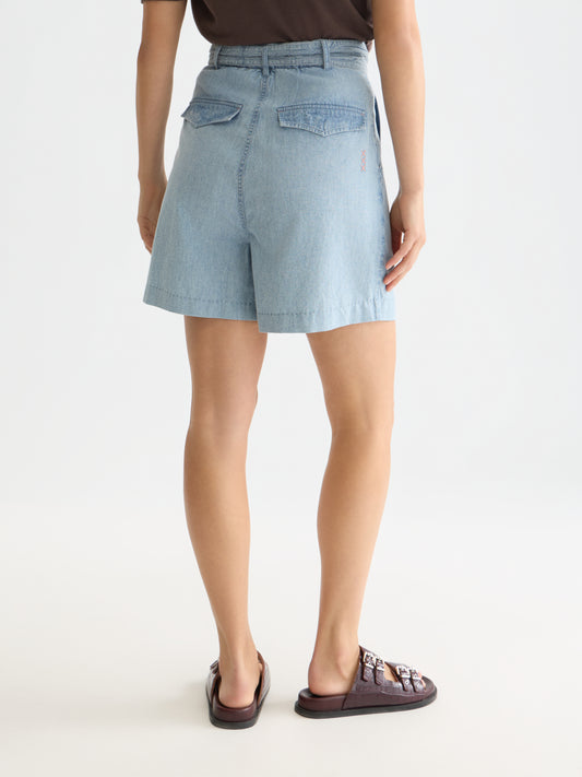 Misty Rose מכנסי שורטס דנים קלילים לנשים Lightweight Indigo SCOTCH & SODA