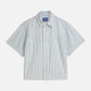 White Smoke חולצה מכופתרת קצרה לנשים Short Sleeve SCOTCH & SODA