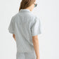 Lavender חולצה מכופתרת קצרה לנשים Short Sleeve SCOTCH & SODA