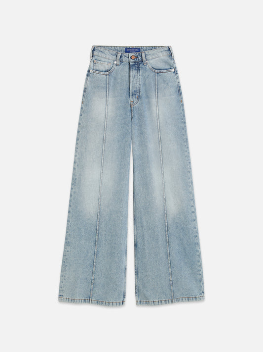 Dark Gray ג׳ינס  בגזרה רחבה לנשים The Wave - Wide Fit SCOTCH & SODA
