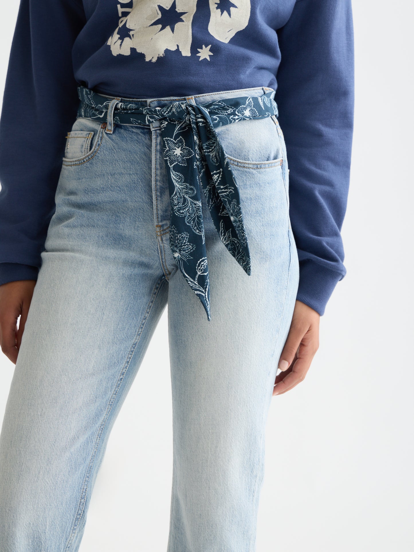 Lavender ג'ינס ארוך לנשים The Sky – Straight Leg SCOTCH & SODA