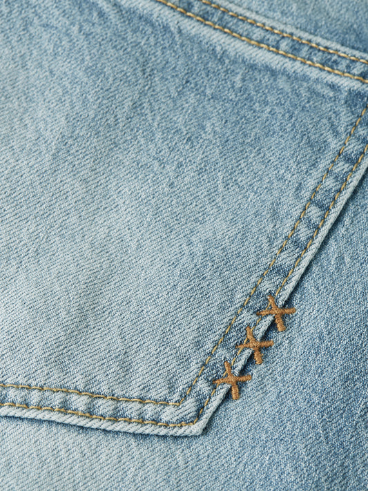 Dark Gray ג'ינס ארוך לנשים Straight Fit SCOTCH & SODA