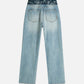 Dark Sea Green ג'ינס ארוך לנשים The Sky – Straight Leg SCOTCH & SODA