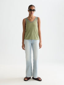 White Smoke ג׳ינס ארוך לנשים The Glow – Bootcut Fit SCOTCH & SODA