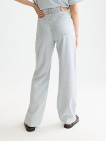 White Smoke ג'ינס ארוך לנשים The Ripple - Straight Fit SCOTCH & SODA