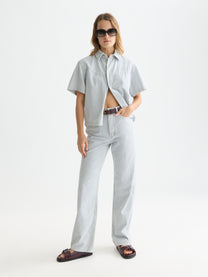 White Smoke ג'ינס ארוך לנשים The Ripple - Straight Fit SCOTCH & SODA