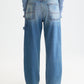 White Smoke ג׳ינס ארוך לנשים Raine - Wide Fit SCOTCH & SODA