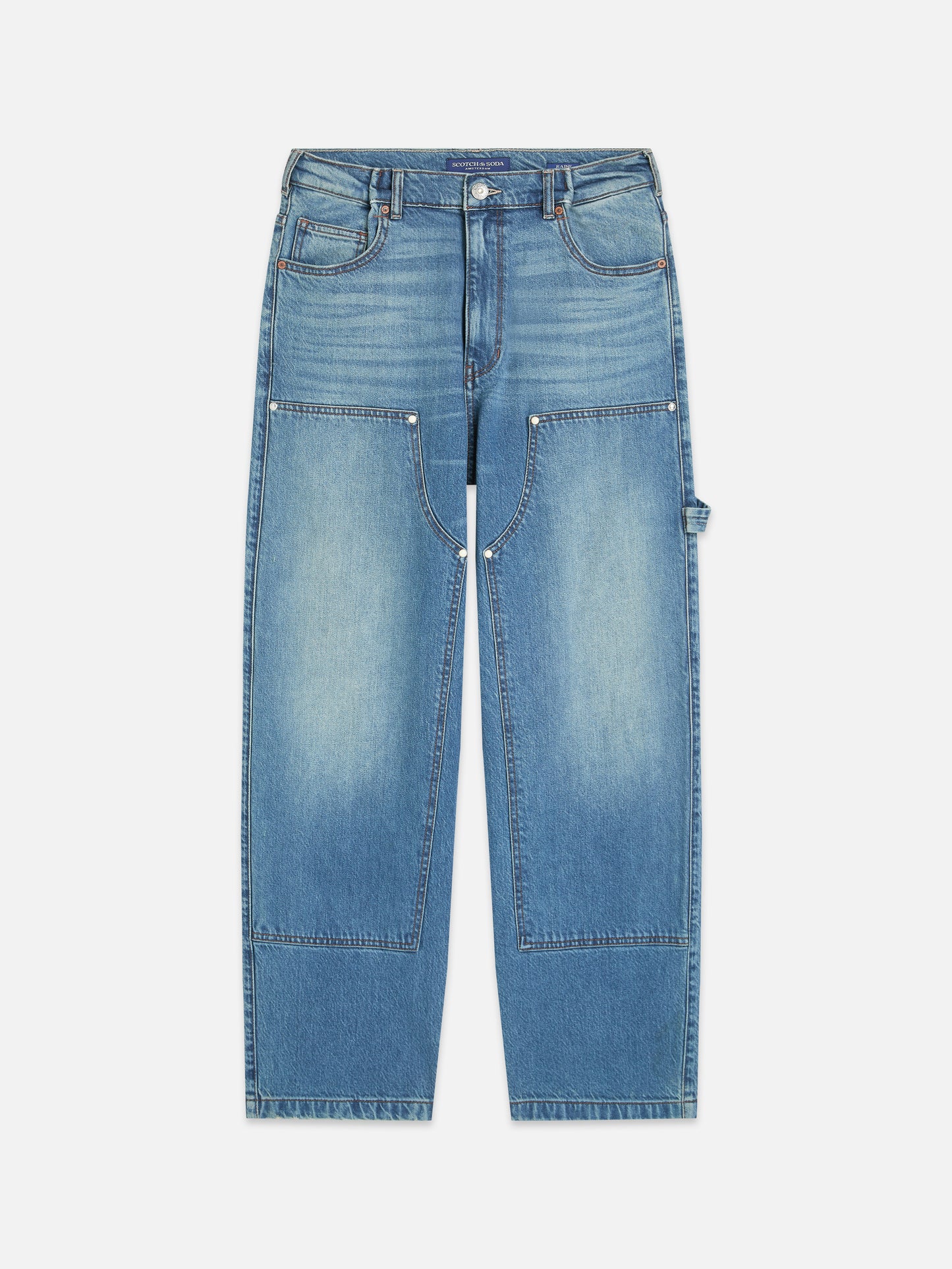 Slate Gray ג׳ינס ארוך לנשים Raine - Wide Fit SCOTCH & SODA