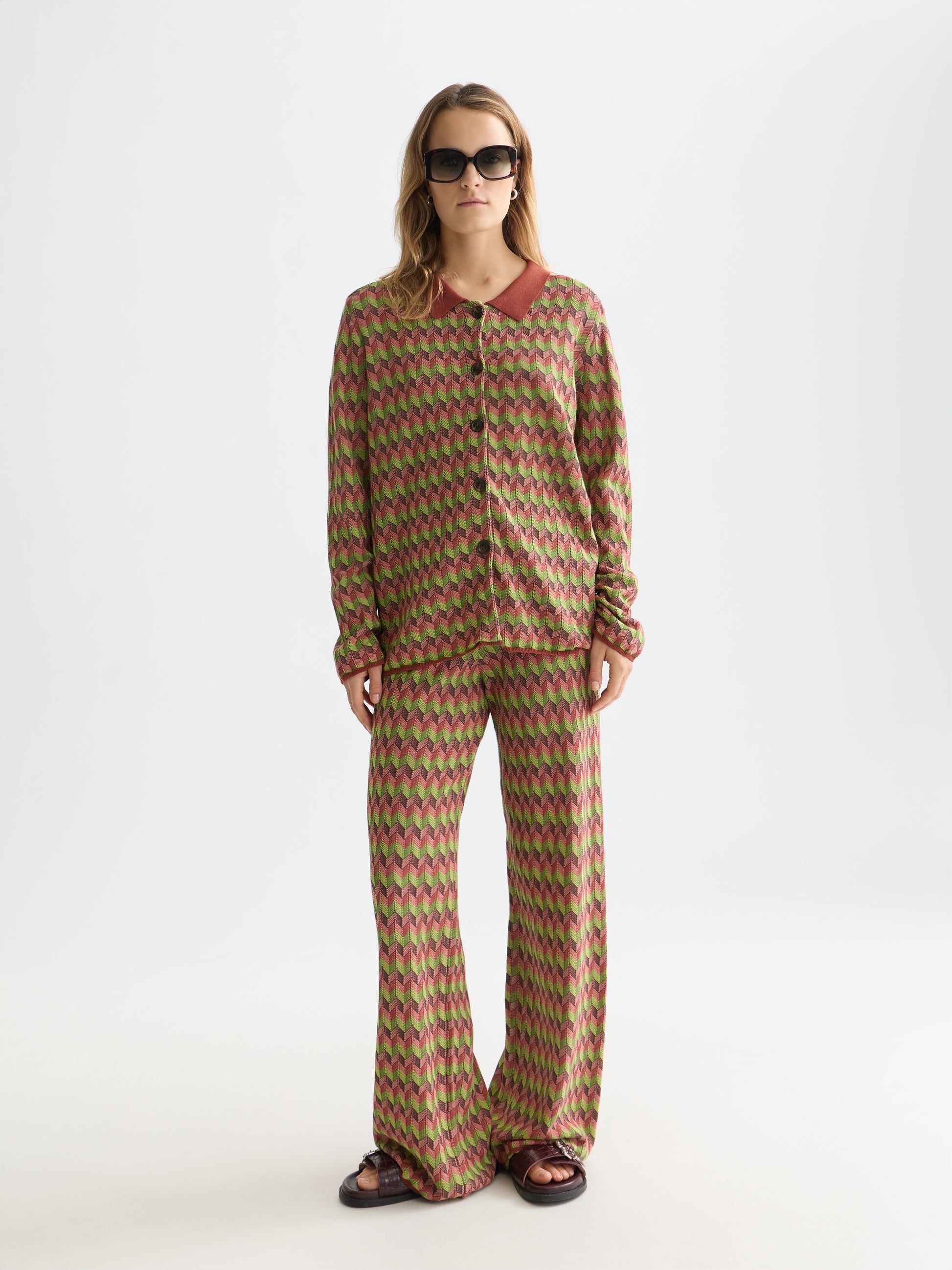 Dark Olive Green מכנסיים ארוכים לנשים Tailored SCOTCH & SODA