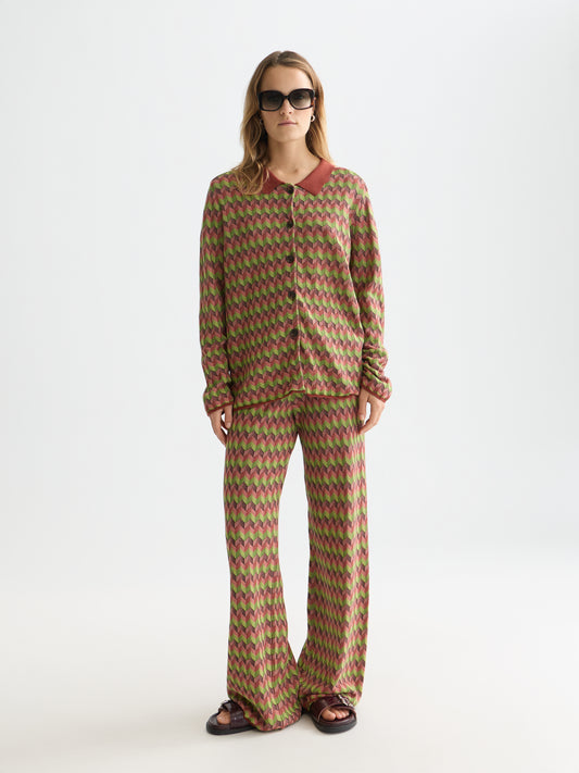 Dark Olive Green מכנסיים ארוכים לנשים Tailored SCOTCH & SODA