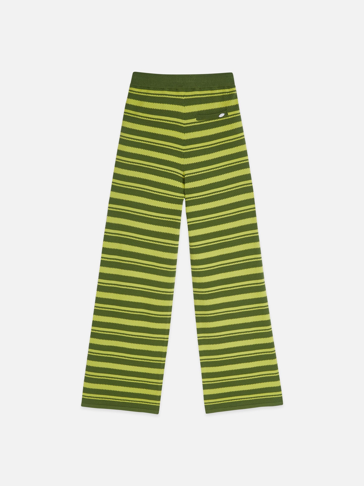White Smoke מכנסיים ארוכים לנשים Textured Stripe Knitted Trousers SCOTCH & SODA