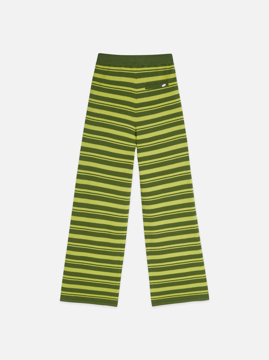 White Smoke TEXTURED STRIPE KNITTED TROUSERS מכנסיים ארוכים SCOTCH & SODA