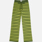 White Smoke מכנסיים ארוכים לנשים Textured Stripe Knitted Trousers SCOTCH & SODA