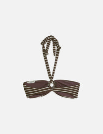 White Smoke טופ ביקיני לנשים Bandeau SCOTCH & SODA