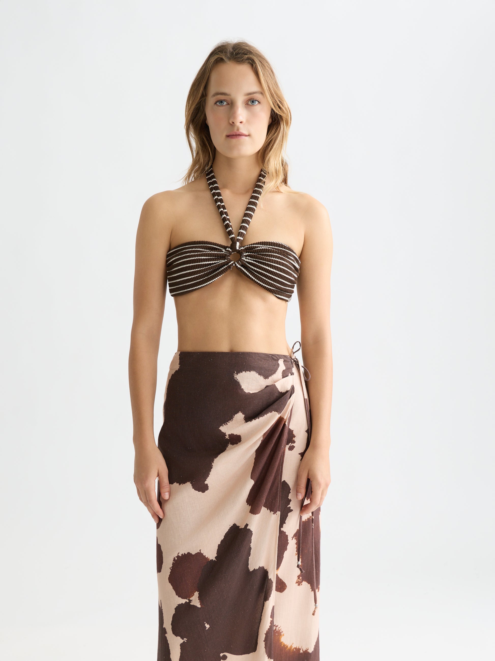 White Smoke בגד ים חלק עליון לנשים Essential SCOTCH & SODA