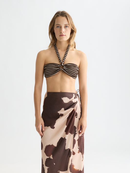 White Smoke בגד ים חלק עליון לנשים Essential SCOTCH & SODA