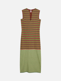 Sienna שמלת מקסי סרוגה לנשים Chevron SCOTCH & SODA