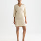 White Smoke שמלת מידי לנשים Pointelle Knit Tunic SCOTCH & SODA